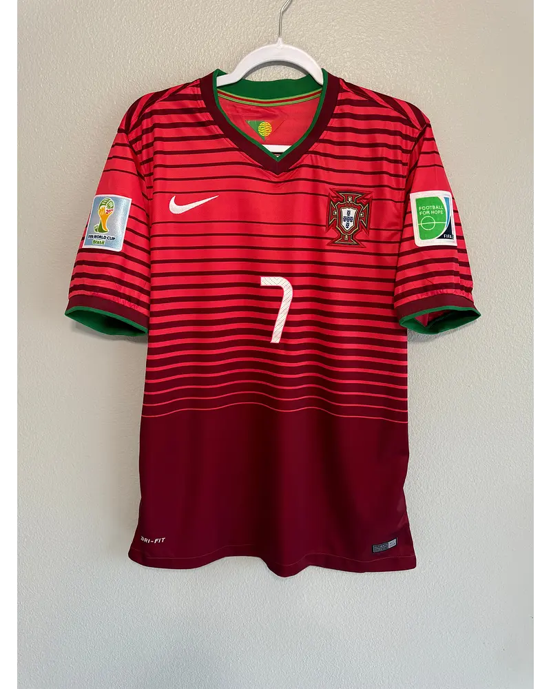 Cristiano Ronaldo Portugal 2014 World Cup Retro Jersey Trikot Maglia