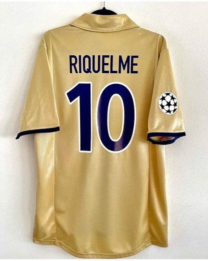 Juan Roman Riquelme Barcelona 2001 2002 Season Retro Jersey Maillot Trikot Maglia Soccer Shirt