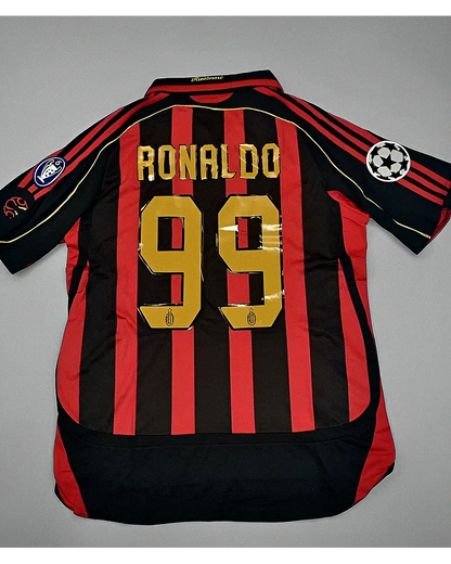 El Fenomeno Ronaldo Nazario AC Milan 2006 2007 Retro Jersey Trikot