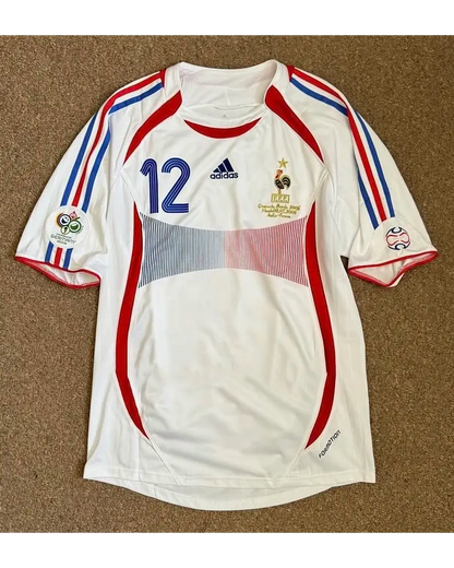 Thierry Henry France 2006 World Cup Final White Retro Kit – | Trikot | Maillot