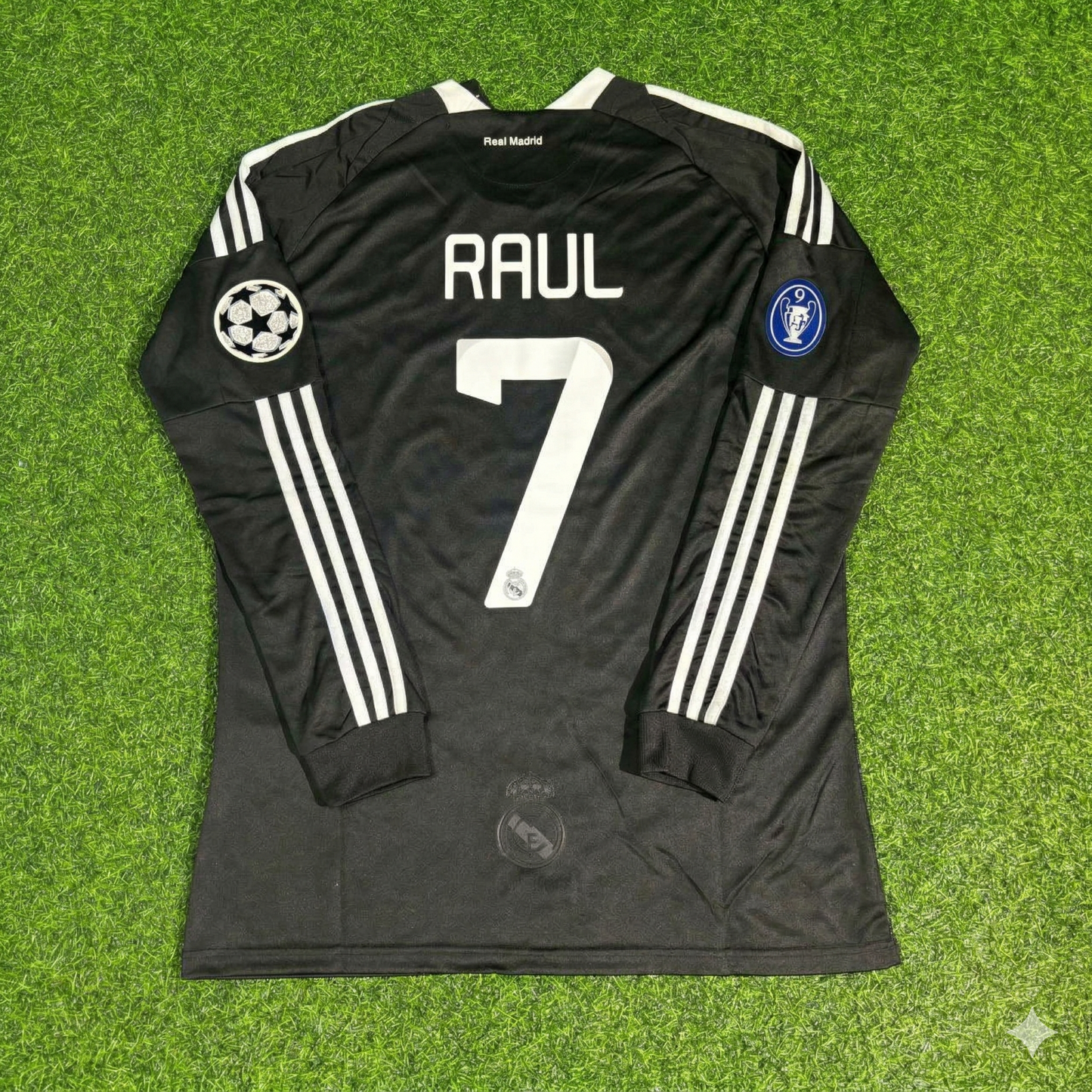 Raul Gonzalez #7 Real Madrid 2009 Away Retro Jersey