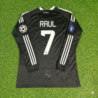 Raul Gonzalez #7 Real Madrid 2009 Away Retro Jersey