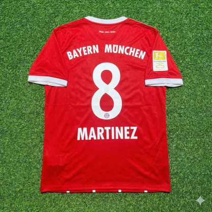 Javi Martinez Bayern Munich 2017-2018 Retro Home Jersey
