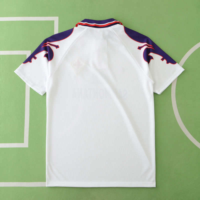 Fiorentina 1992/1993 Season Away Retro Football Jersey Trikot Maillot