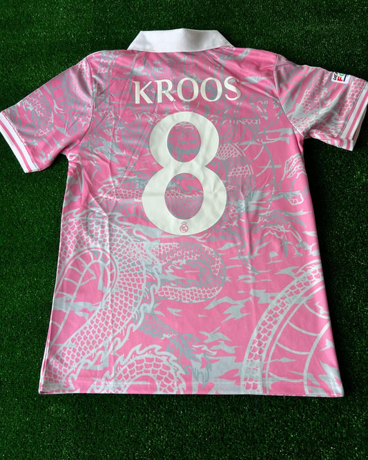 Cross Country Real Madrid Pink Dragon Special Jersey Maillot Knitwear Maglia