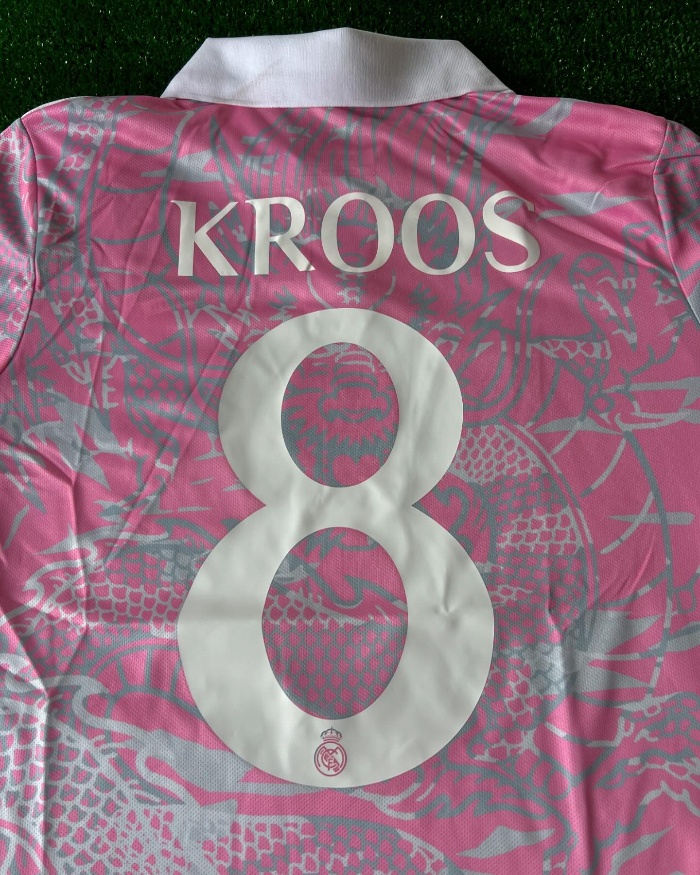 Kros Real Madrid Pink Dragon Special Jersey Maillot Trikot Maglia