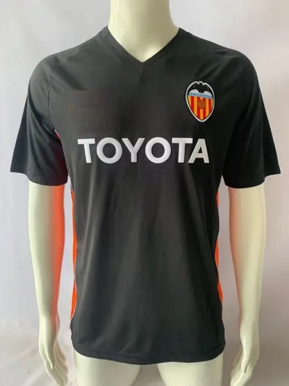 Valencia CF 2006 Black Retro Jersey Camiseta Soccer Shirt