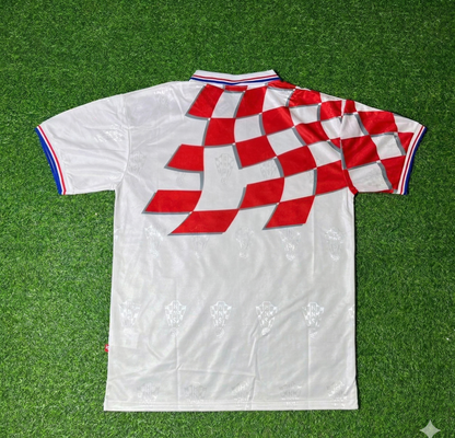 Maillot de football rétro Croatie Coupe du monde 1998
