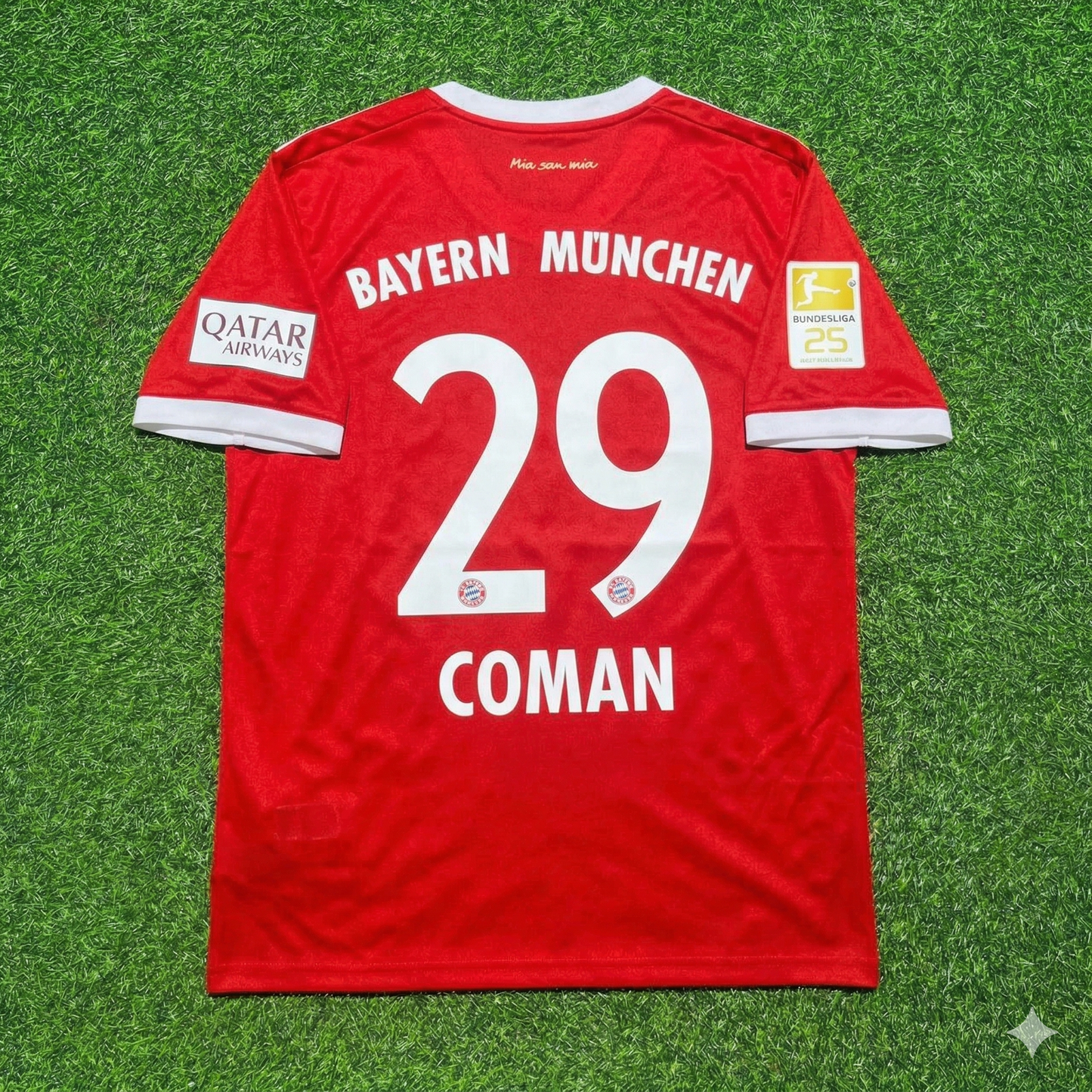 Kingsley Coman FC Bayern München 2017-2018 Retro Heimtrikot