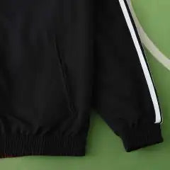 Germany Double Sides Windbreaker - Reversible Jacket Black