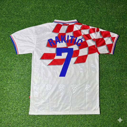 Ivan Rakitic Croatia Retro Football Jersey Kit