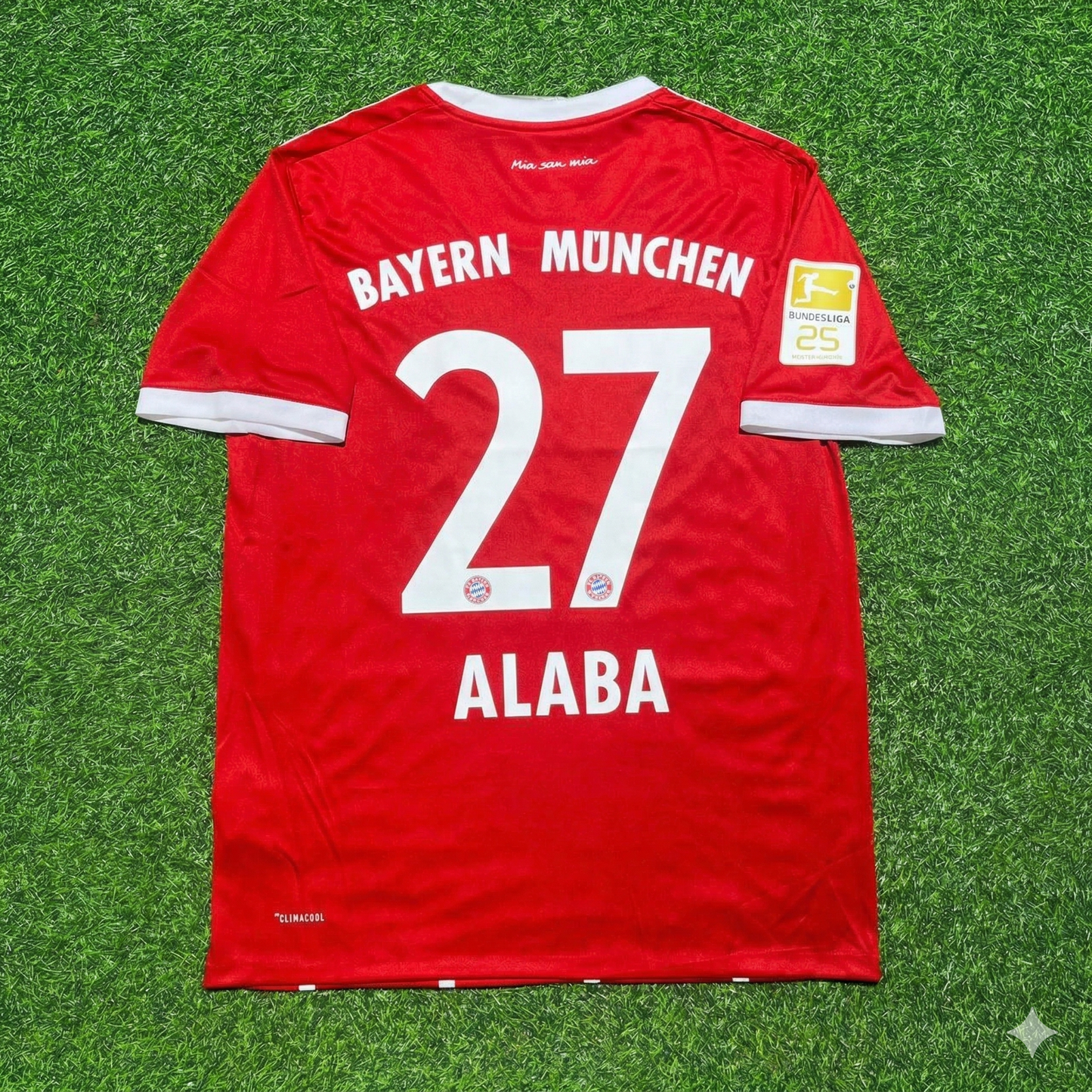 David Alaba Bayern Munich 2017-2018 Retro Home Jersey