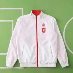 Liverpool 2025–26 Saison Rot Fußball Windbreaker Windjacke