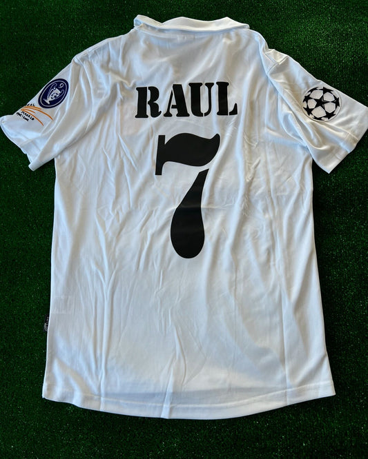 Raul Gonzales Real Madrid Retro Jersey