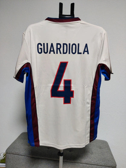 Pep Guardiola Barcelona 98/99 Retro Jersey Maillot Trikot Maglia Fußballtrikot