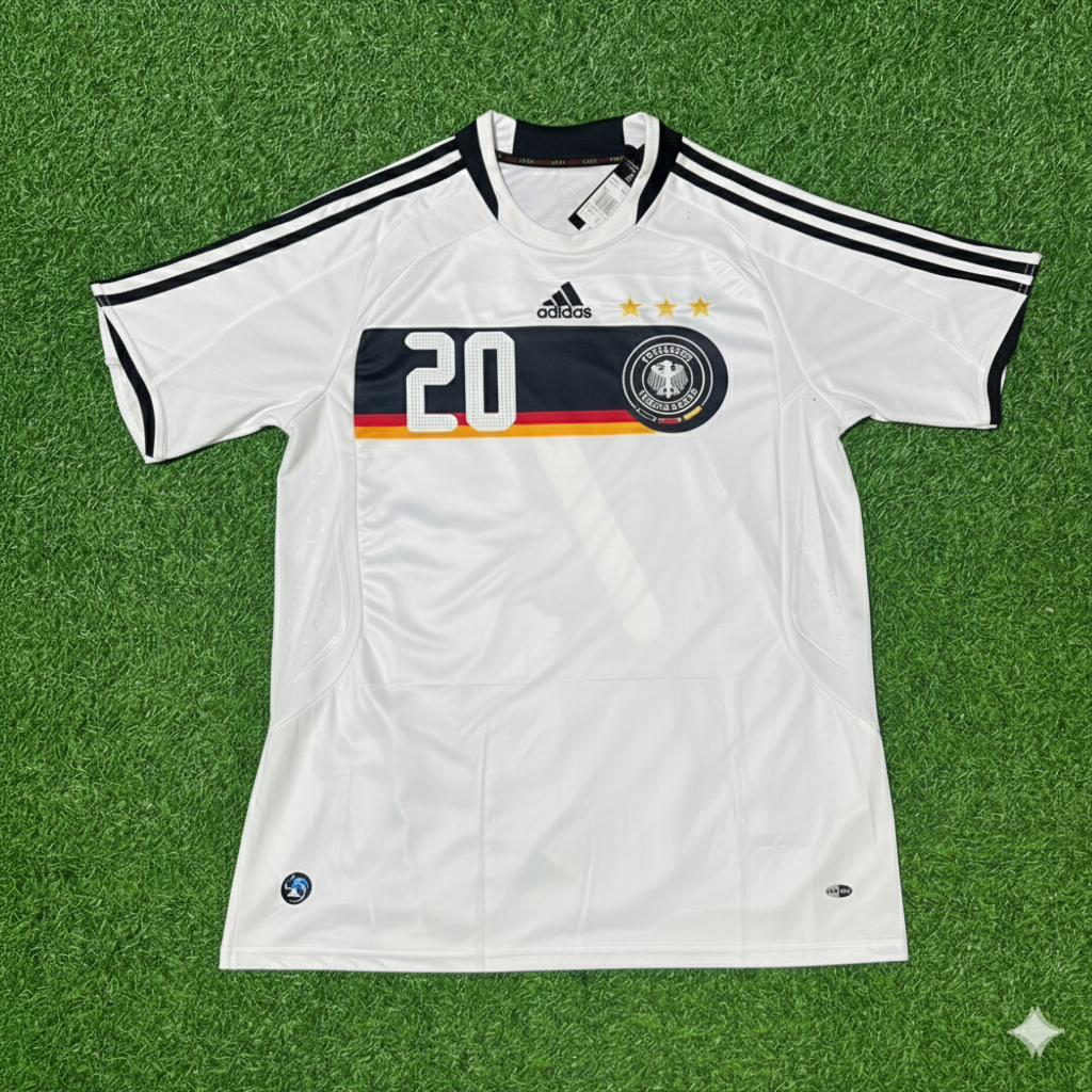 Lukas Podolski Germany EURO 2008 Retro Football Jersey Kit