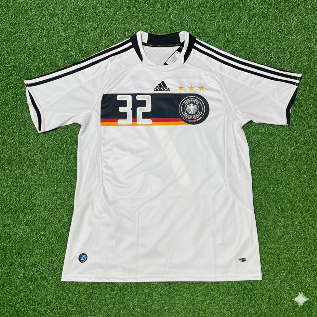 Maillot de football rétro de Mario Gomez (Allemagne) pour l'Euro 2008