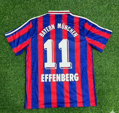 Stefan Effenberg Bayern Munich Retro Football Jersey Kit