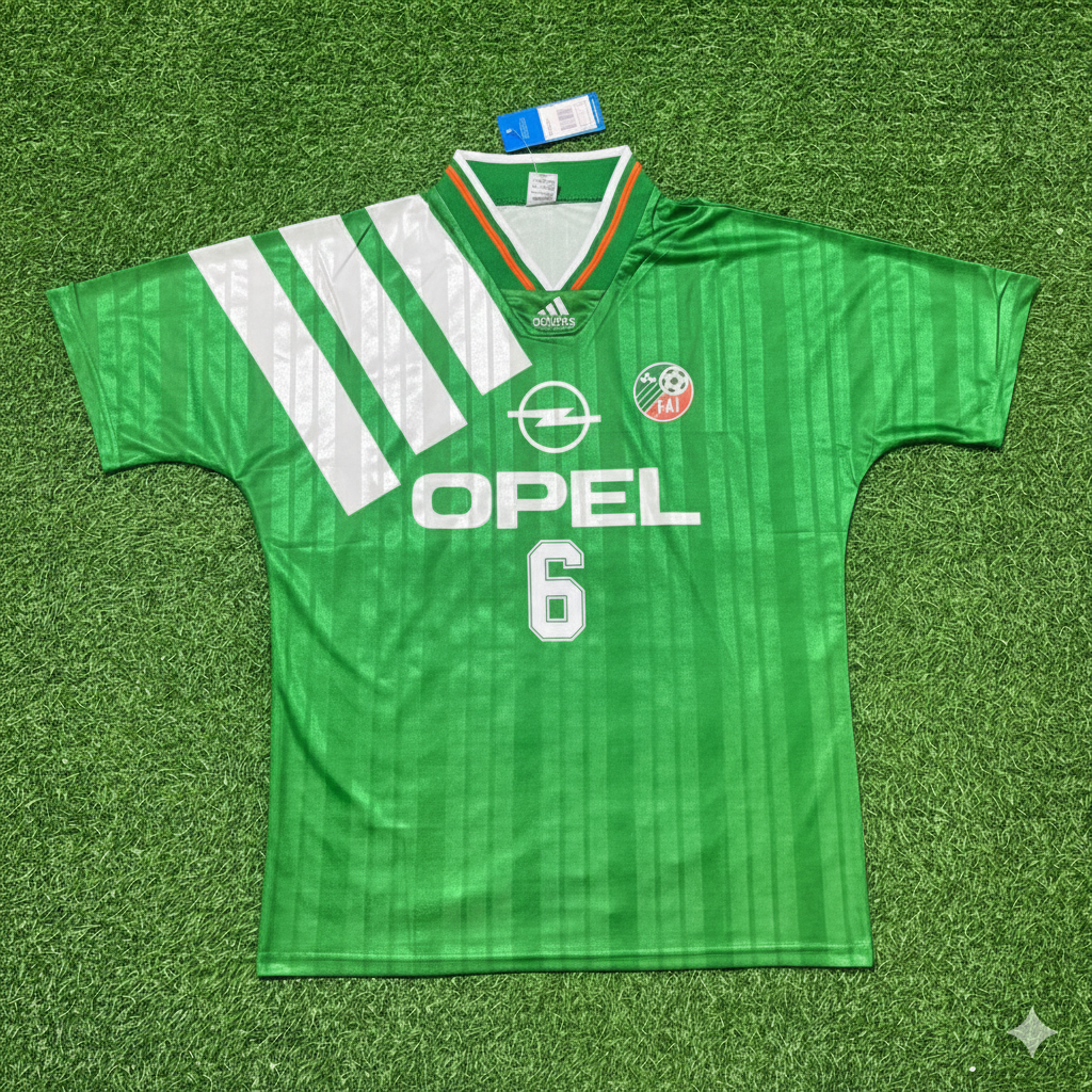 Roy Keane Ireland EIRE Retro Football Jersey