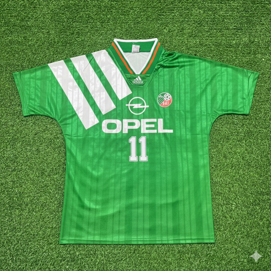 Damien Duff Ireland EIRE Retro Football Jersey