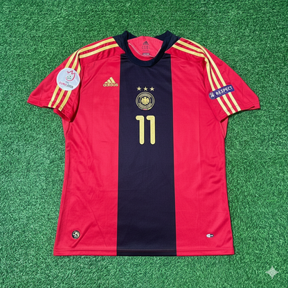 Miroslav Klose Germany EURO 2008 Away Red Retro Football Jersey Kit