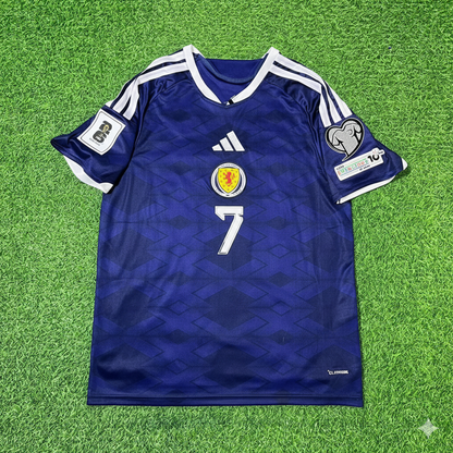 John McGinn Scotland 2026 World Cup Football Jersey Kit