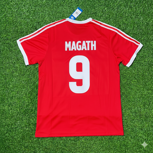 Felix Magath Hamburger SV Rotes Heimtrikot Retro Fußballtrikot