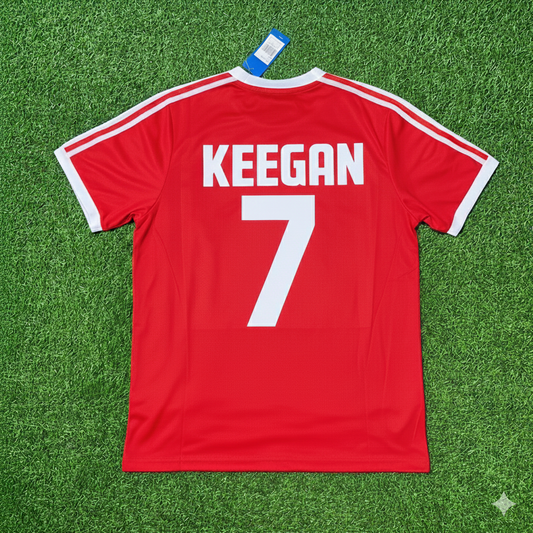 Kevin Keegan Hamburger SV Rotes Heimtrikot Retro Fußballtrikot