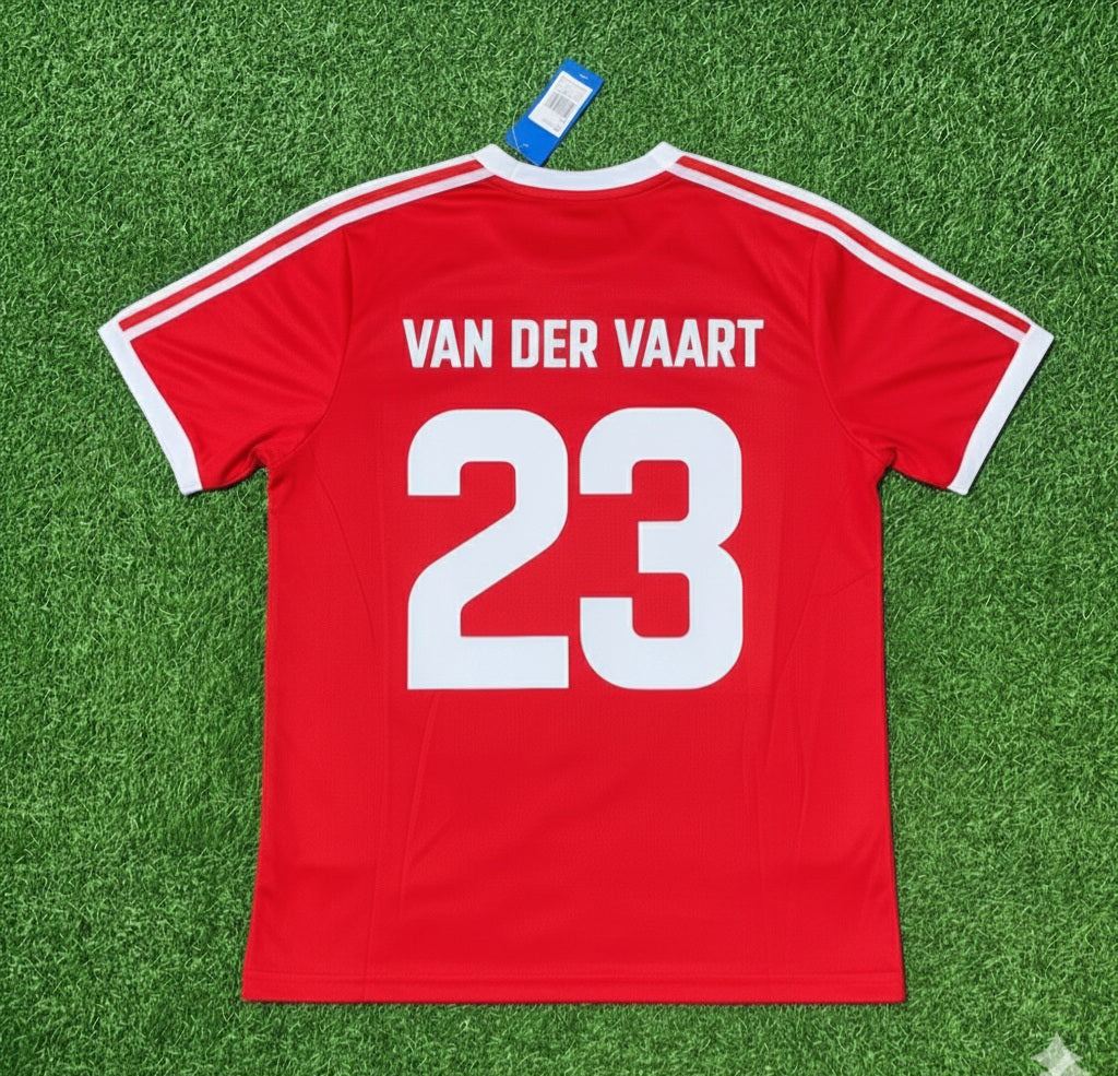 Rafael Van der Vaart Hamburger SV Rotes Heimtrikot Retro Fußballtrikot