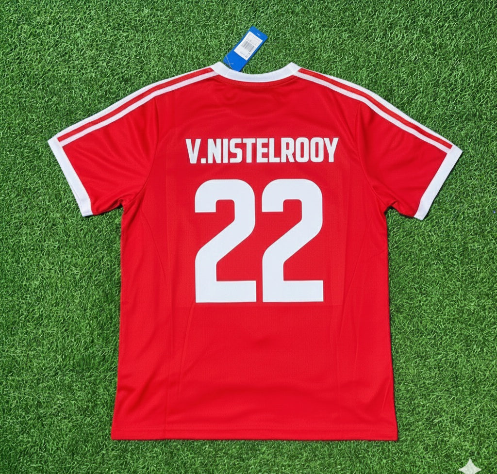 Ruud van Nistelrooy Hamburger SV Rotes Heimtrikot Retro Fußballtrikot