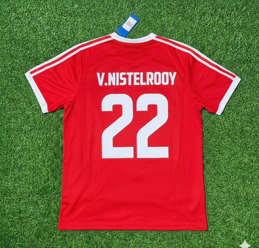 Ruud van Nistelrooy Hamburger SV Rotes Heimtrikot Retro Fußballtrikot