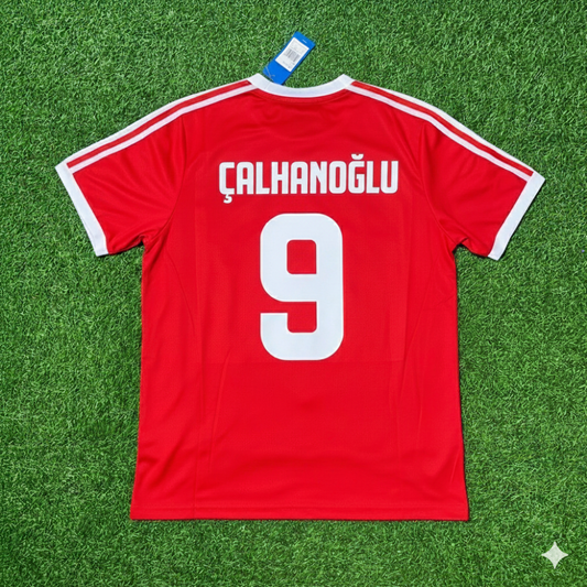 Hakan Çalhanoğlu Hamburger SV Rotes Heimtrikot Retro Fußballtrikot