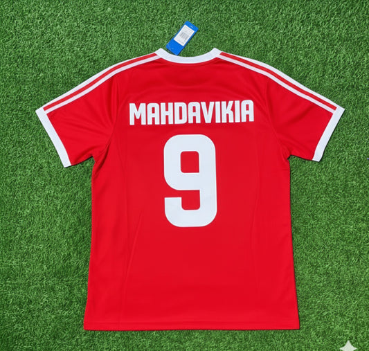 Mehdi Mahdavikia Hamburger SV Rotes Heimtrikot Retro Fußballtrikot
