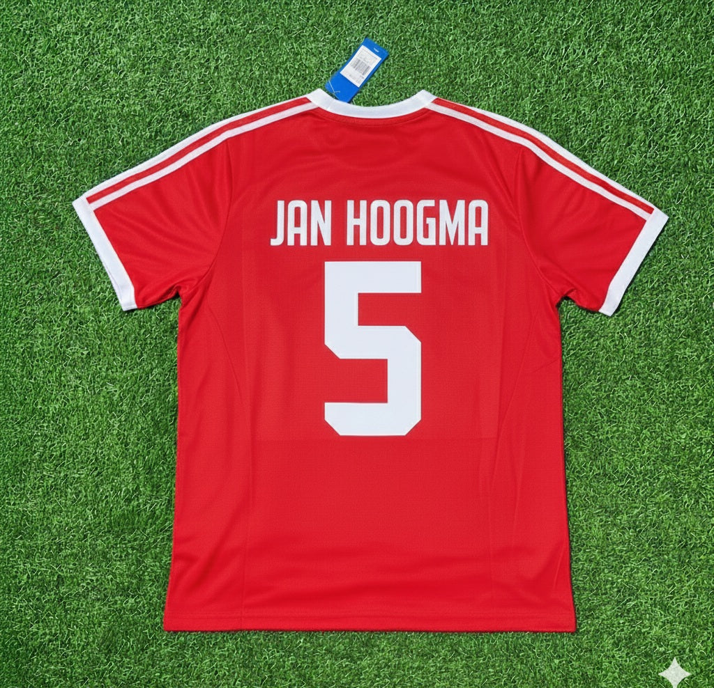 Nico-Jan Hoogma Hamburger SV Rotes Heimtrikot Retro Fußballtrikot