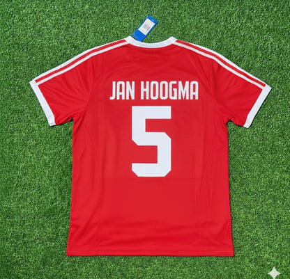 Nico-Jan Hoogma Hamburger SV Rotes Heimtrikot Retro Fußballtrikot