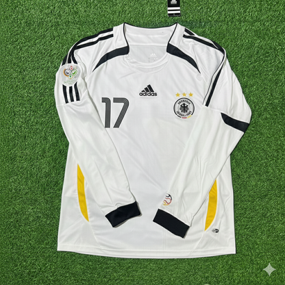 Florian Wirtz Germany World Cup Long Sleeve White Retro Football Jersey