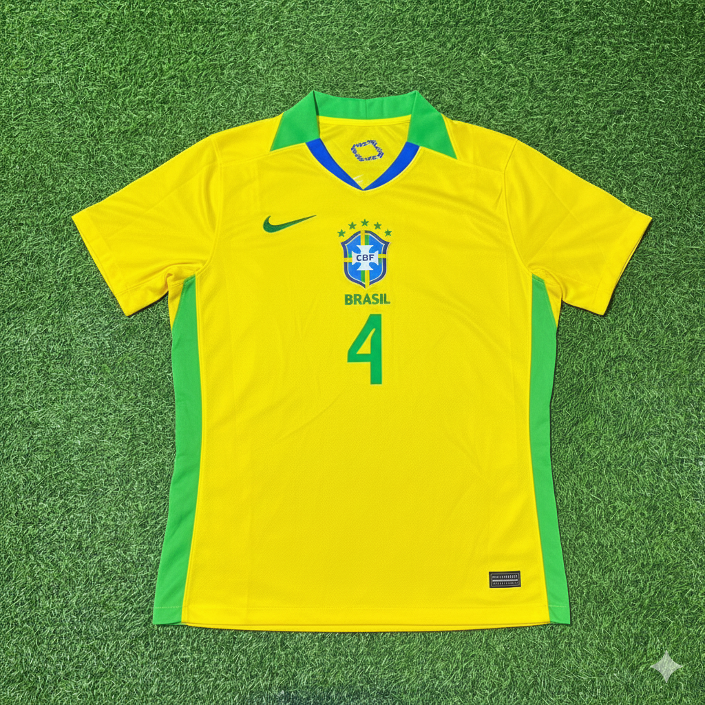 Marquinhos Brazil 2026 World Cup New Season Football Jersey