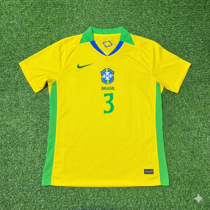 Gabriel Magalhaes 3 Brazil 2026 World Cup New Season Football Jersey