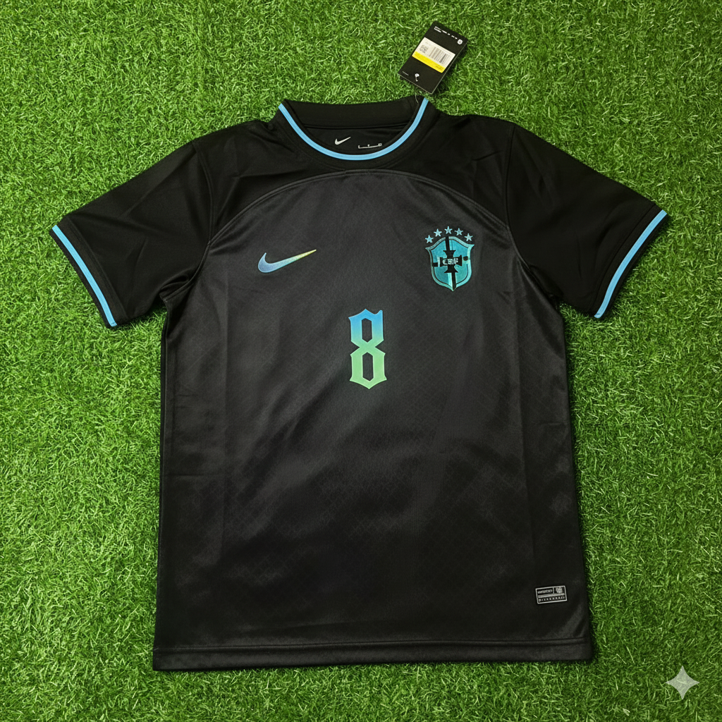 Bruno Guimaraes Brazil Retro Football Jersey Trikot Maglia Soccer Shirt