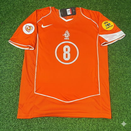 Edgar Davids Netherlands EURO 2004 Home Retro Jersey Trikot