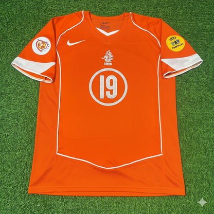Arjeen Robben Niederlande EM 2004 Home Retro Jersey Trikot