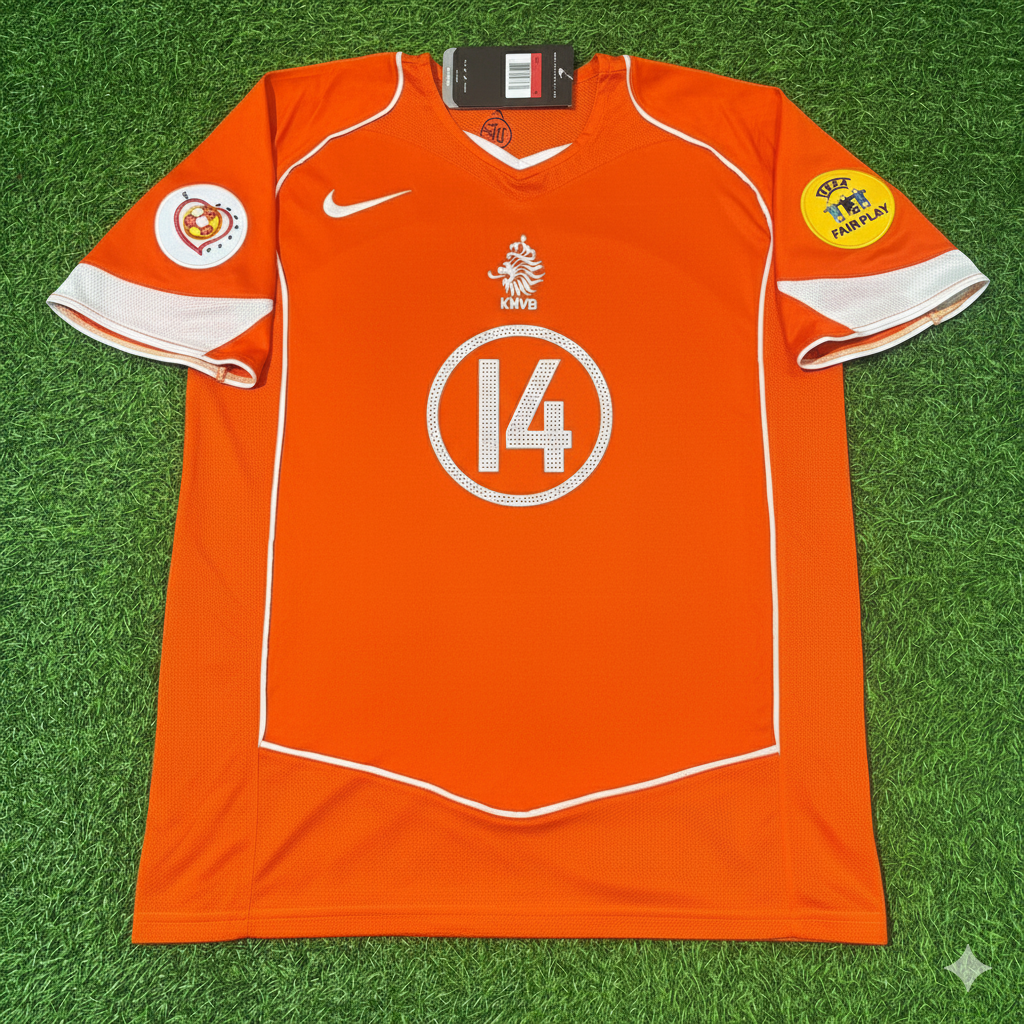 Wesley Sneijder Niederlande EURO 2004 Home Retro Jersey Trikot