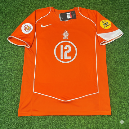 Roy Makaay Netherlands EURO 2004 Home Retro Jersey Trikot