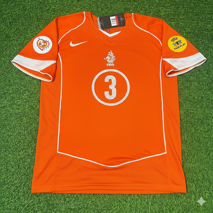 Jaap Stam Niederlande EURO 2004 Home Retro Jersey Trikot