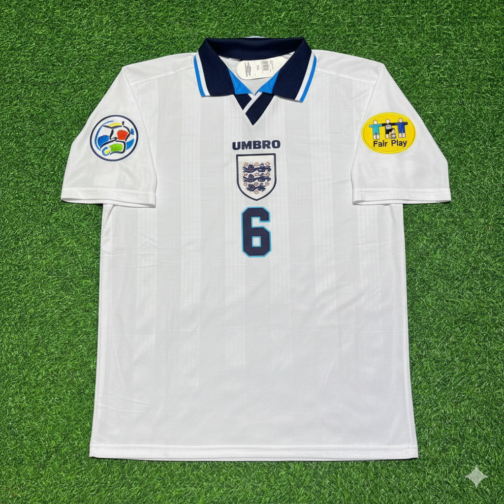 Gareth Southgate England EURO 1996 Retro Football Jersey