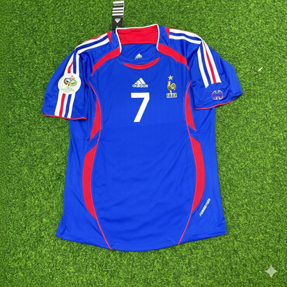 Florent Malouda France 2006 World Cup Blue Retro Kit – | Trikot | Maillot Soccer Shirt