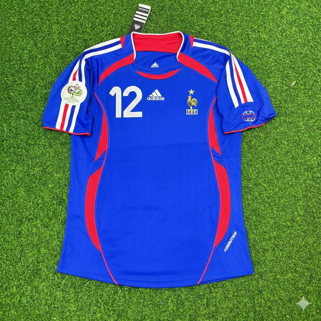 Thierry Henry France 2006 World Cup Blue Retro Kit – | Trikot | Maillot Soccer Shirt