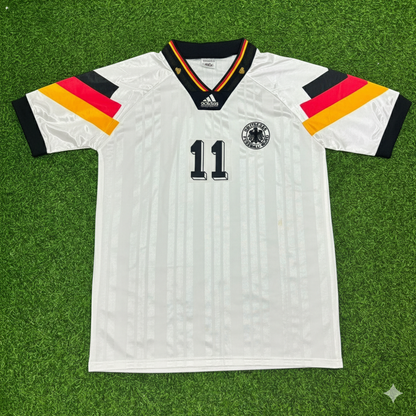 Karl-Heinz Riedle Germany 1992 Retro Football Jersey