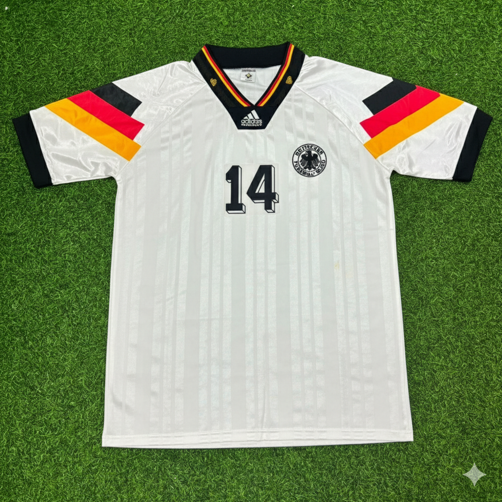 Thomas Helmer Germany 1992 Retro Football Jersey