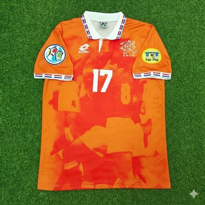 Johan Cruyff Netherlands EURO 1996 Home Retro Football Jersey